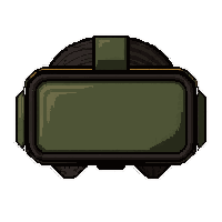 vr headset visor  military olive drab