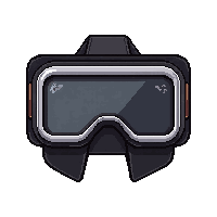 vr headset visor  transparent see through
