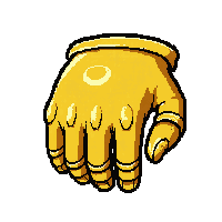 hand grapple claw  gold luxury grade