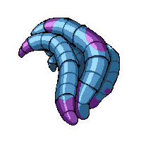 hand grapple claw  modded custom paint