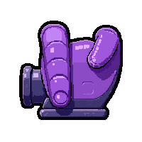 hand grapple claw  purple street custom