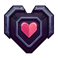 heart battery core  carbon fiber light