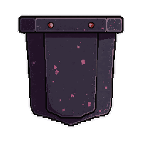 leg booster piston  rusted black market