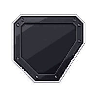 lung filter implant  matte black stealth