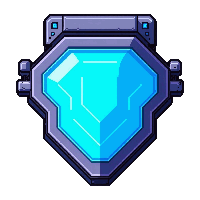 reflex booster chip  neon blue glowing