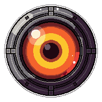 thermal vision eye  orange hazard rated