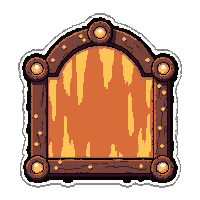 wooden sign  fantasy enchanted glowing