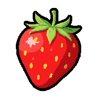 ripe strawberry  sparkling magical