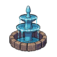 fountain water  ancient dusty