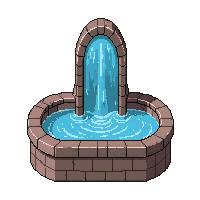 fountain water  magical enchanted