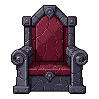 ornate throne  dwarven stone