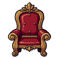 ornate throne  magical enchanted