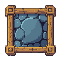 painting framed  dwarven stone