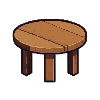 round table  ancient dusty