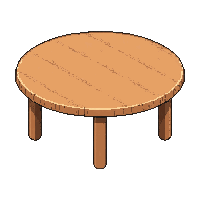 round table  pristine new
