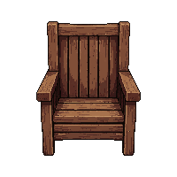 wooden chair  ancient dusty
