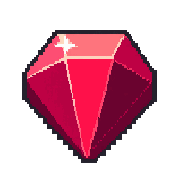 ruby red  trillion triangle cut
