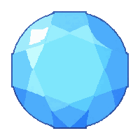 sapphire blue  round brilliant cut