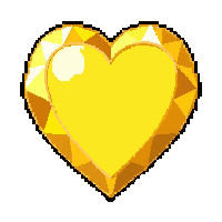 topaz yellow  heart shape cut