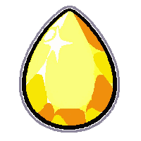 topaz yellow  pear cut