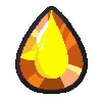 topaz yellow  teardrop cut
