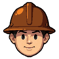 mining hardhat  rusty brown