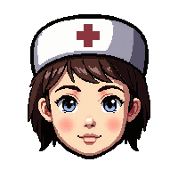 nurse cap  pure white
