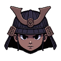 samurai kabuto helm  midnight black