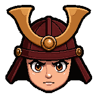 samurai kabuto helm  rusty brown