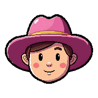 straw farmer hat  hot pink