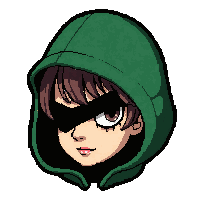 thief hood  forest green