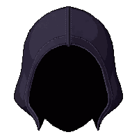 thief hood  midnight black