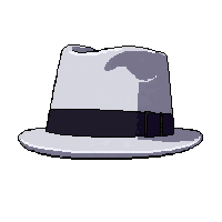 top hat formal  pure white