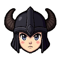 viking horned helm  midnight black