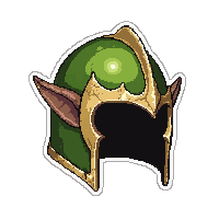 elven leaf helm  simple plain