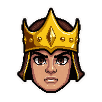 golden king crown helm  enchanted glowing