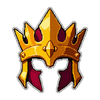 golden king crown helm  legendary unique