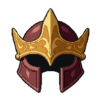 golden king crown helm  rusty ancient