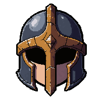 holy paladin helm  cracked damaged