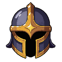 holy paladin helm  enchanted glowing