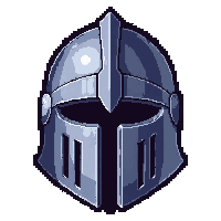 iron knight helm  simple plain