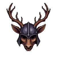 nature antler helm  pristine polished