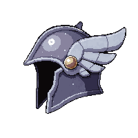 silver winged helm  blessed holy light