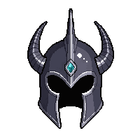 silver winged helm  enchanted glowing