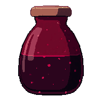 elixir of shadow  dark red liquid