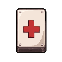 first aid kit  half empty used