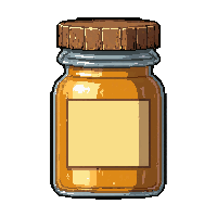 healing salve jar  half empty used