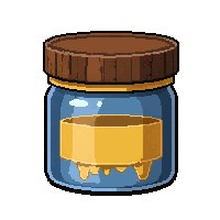 healing salve jar  leaking dripping