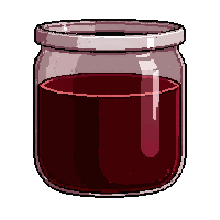 holy communion wafer  dark red liquid