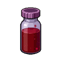 morphine vial  blood stained